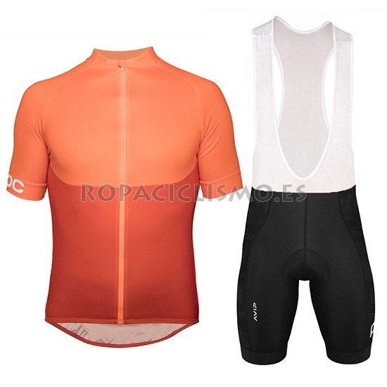 2018 Maillot POC Tirantes Mangas Cortas Naranja